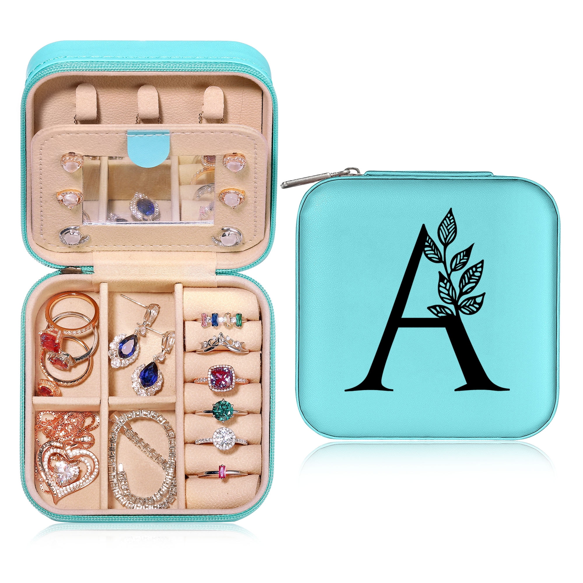 TINGN Travel Jewelry Case Jewelry Organizer Jewelry Box Travel Essentials  Travel Accessories for Girls, Teen Girls Gifts for Teenage Girls Birthday  Preppy Stuff 