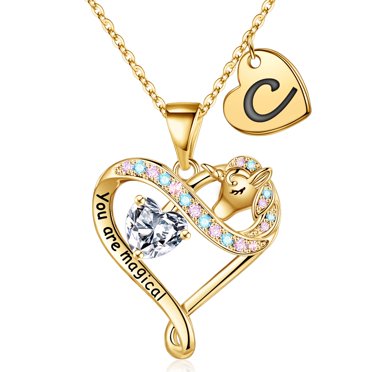 MenYiYDS 4 PCS BFF NECKLACE RAINBOW FRIENDSHIP NECKLACE BEST FRIENDS FOREVER GIRL BIRTHDAY GIFT PENDANT NECKLACE GIFT (RAINBOW