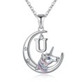 thumbnail image 1 of TINGN Unicorns Gifts for Women Necklace Crescent Moon Pendant Unicorn Necklaces Jewelry Unicorn Gifts for Women, 1 of 4