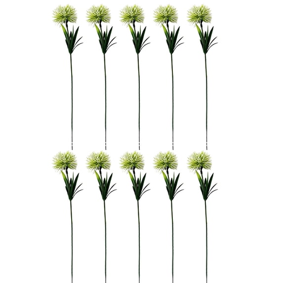 TINGXIN 10 Bundles Artificial Dandelion Plants Bouquet White for Wedding Home Hotel Decor - Dandelion Plants, Artificial Dandelion Bunch