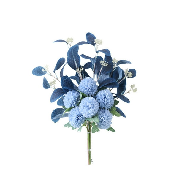 TINGXIN 6 Head Artificial Chrysanthemum Wedding Bouquet for Furniture Wedding Decoration - 1 Bundle, Home Decor