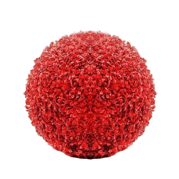TINGXIN Artificial Topiary Ball Outdoor Decor, Artificial Boxwood Topiary Ball Faux Plant Sphere Decorative Greenery Ball for Front Porch Patio Garden Walkway Indoor Outdoor Home Decor Uv Resistant