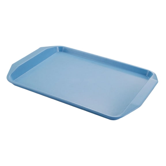 TINGXIN Blue Large 43.5X30cm Serving Tray (Serving Tray, Appetizer Platter), Lightweight Durable Stackable Design Easy-Clean Surface Serving Platter for Serving Appetizers Christmas Dinner