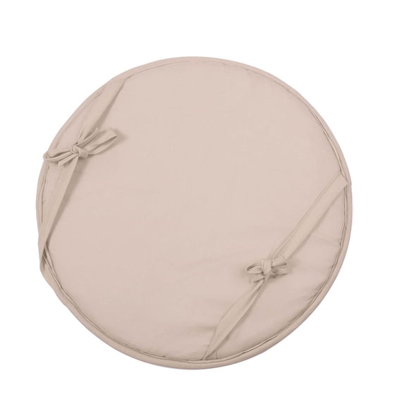 TINGXIN Dining Chair Round Cushions, All Season Round Chair Cushions, Soft Comfortable Chair Mats, for Dining, Kitchen, Garden, Office and Home Use (White)