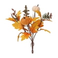 thumbnail image 1 of TINGXIN Fall Floral Stems, Fall Artificial Flowers with Pumpkins, Wire-Reinforced Bendable Stems, for Vases/Wreaths/Centerpieces, Thanksgiving, Halloween, (Style D), 1 of 5