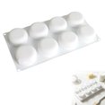 thumbnail image 1 of TINGXIN Flat Round Silicone Multi-Cavity Baking Mold - DIY Dessert Making Tool for Filling Creation, Flexible, Easy Demolding, WH2, 1 of 6