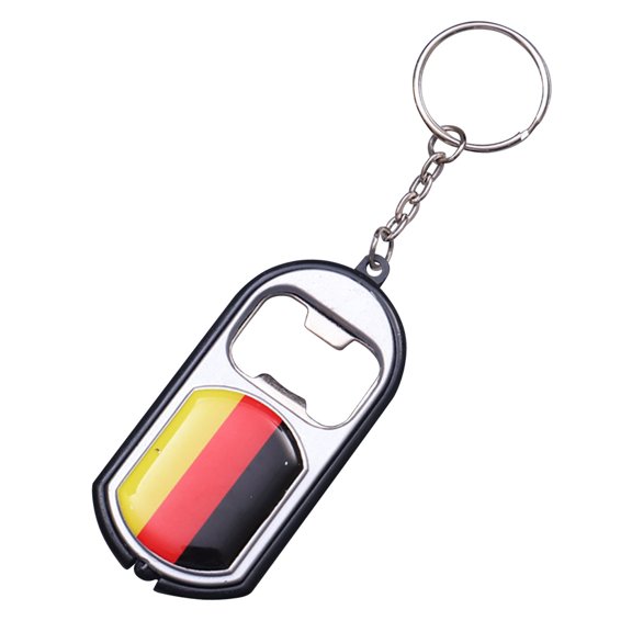 TINGXIN German National Flag Wine Opener (Bottle Opener Keychain, Keychain Opener), Multifunctional Tool Led Light Durable Metal Pocket Opener for Keychain Beer Party Favors