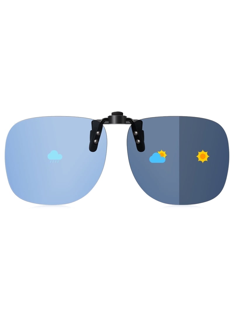 TINHAO Clip On Sunglasses Polarized Photochromic Over  display picture 2