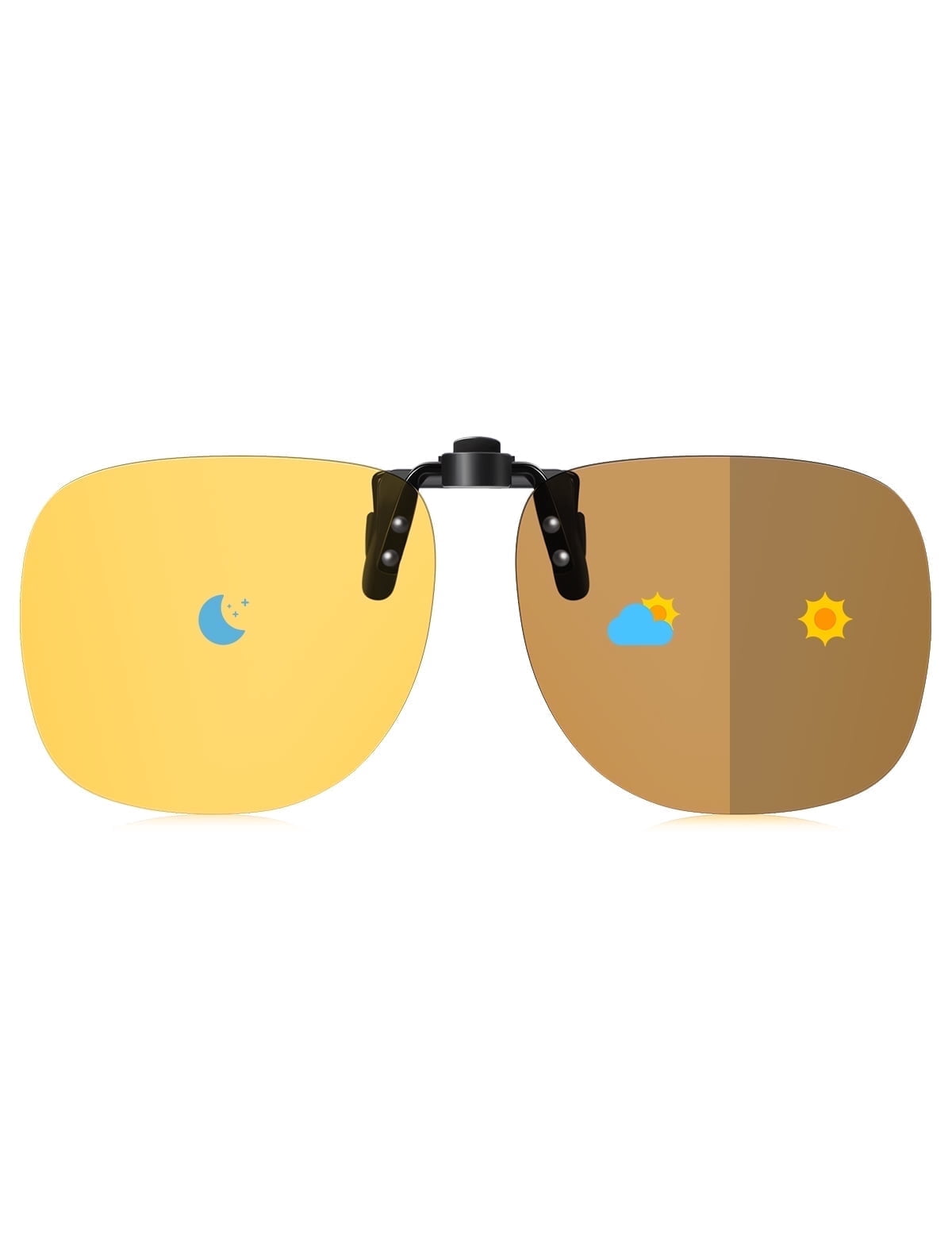 TINHAO Clip On Sunglasses Polarized Photochromic Over 