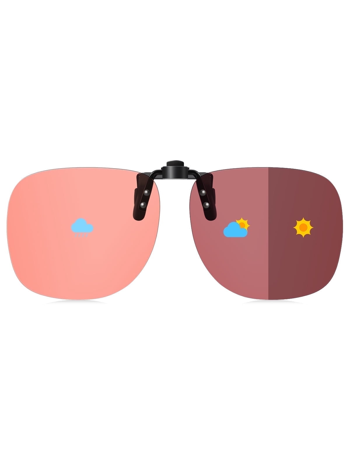 TINHAO Clip On Sunglasses Polarized Photochromic Over  display picture 3