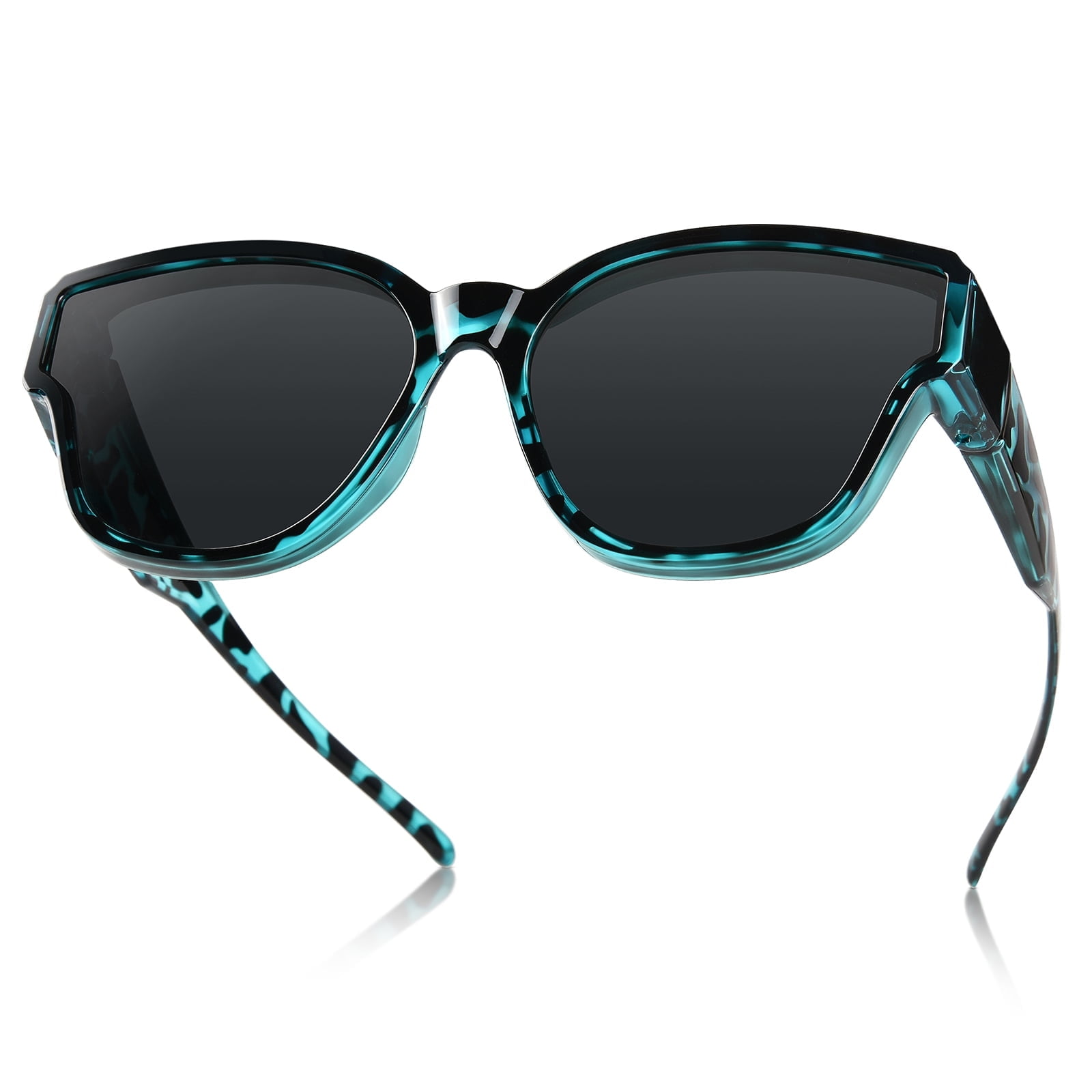 Polarized Fit Over Sunglasses for Women UV Protection Cat Eye Style SummerVibes HAOLOTA Fit Over Glasses Sunglasses for Women  main image 3