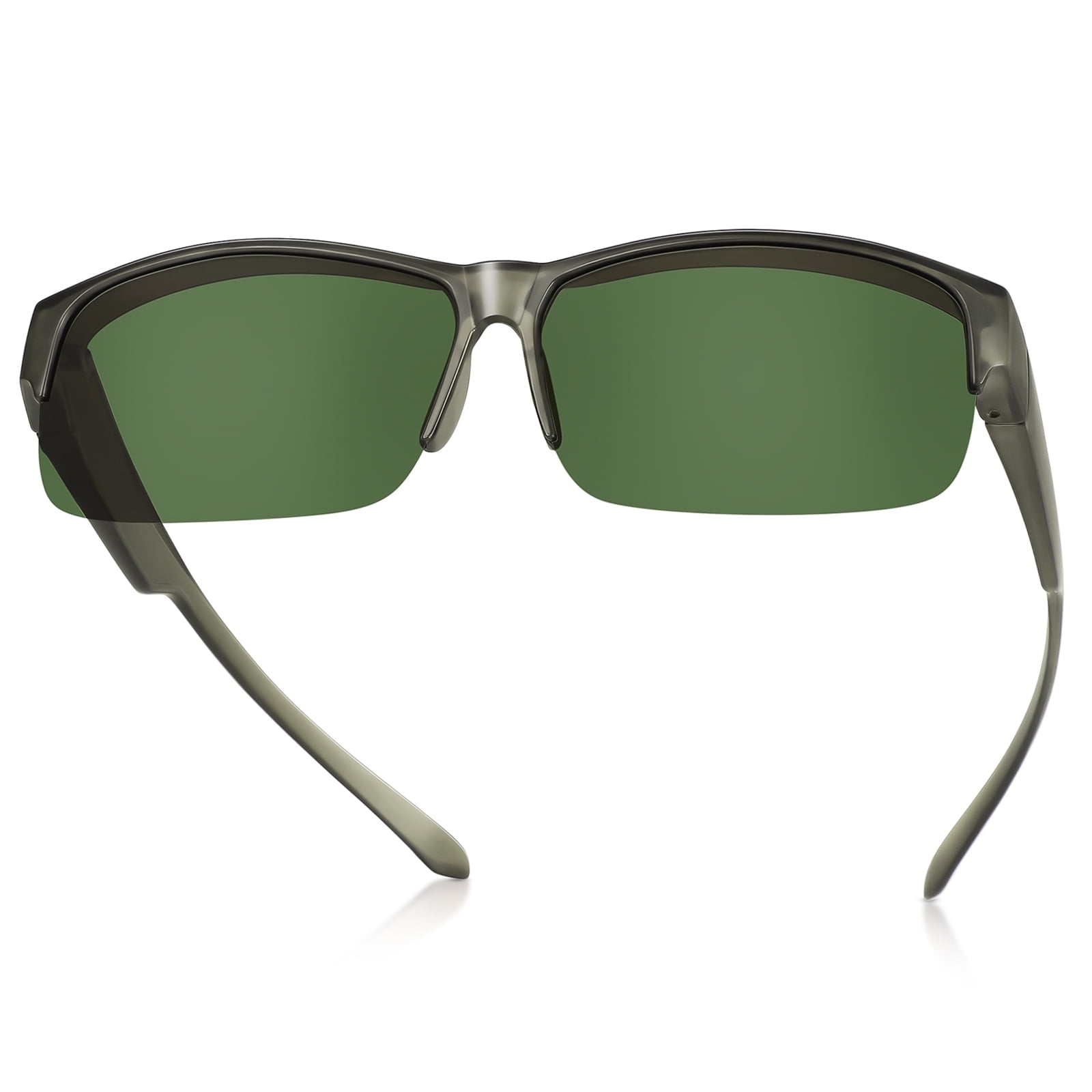 TINHAO Fit Over Glasses Sunglasses for Men Driving Fishing  display picture 2