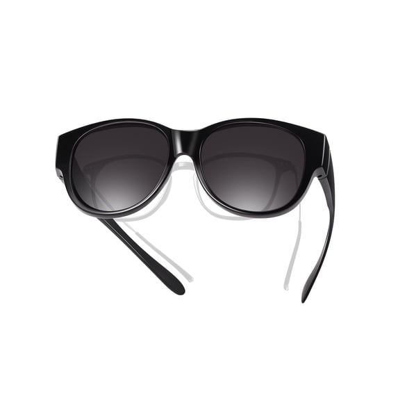 TINHAO Fit Over Glasses Sunglasses for Women Men Large Cat Eye Sunglasses Polarized 100% UV400 Protection