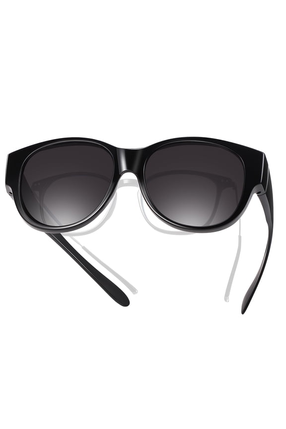 Fit Over Glasses Sunglasses for Women Men Large Cat Eye Sunglasses Polarized 100% UV400 Protection