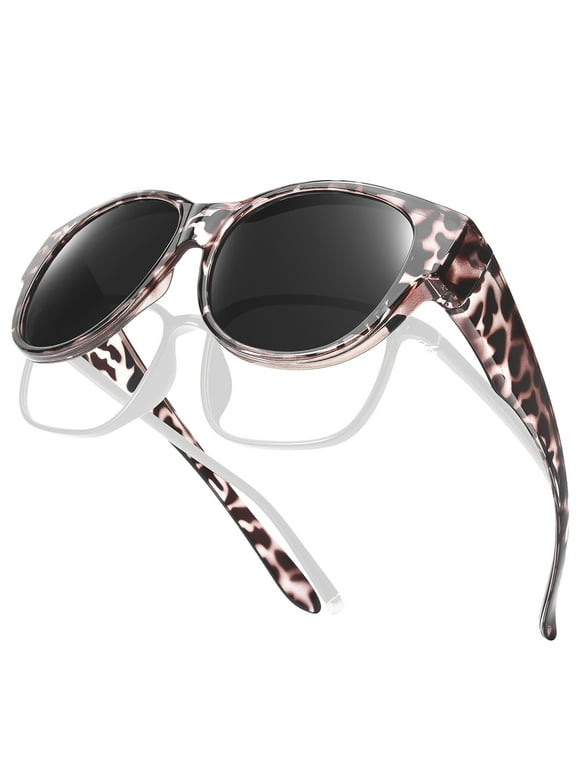 Fit Over Glasses Sunglasses for Women Men Large Cat Eye Sunglasses Polarized 100% UV400 Protection