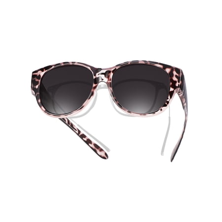 TINHAO Fit Over Glasses Sunglasses for Women Men Large Cat Eye Sunglasses Polarized 100% UV400 Protection