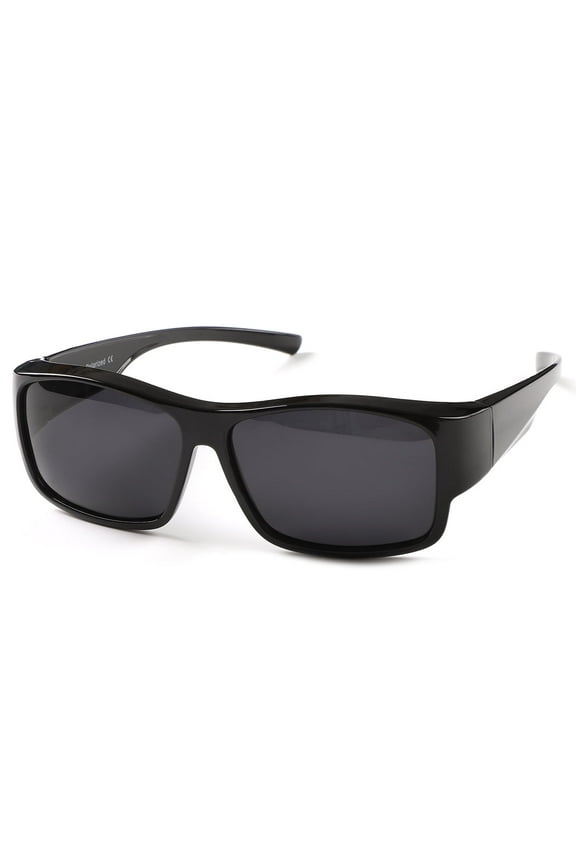 Fit Over Polarized Sunglasses Over Glasses, Wrap Around Sunglasses Over Prescription Glasses