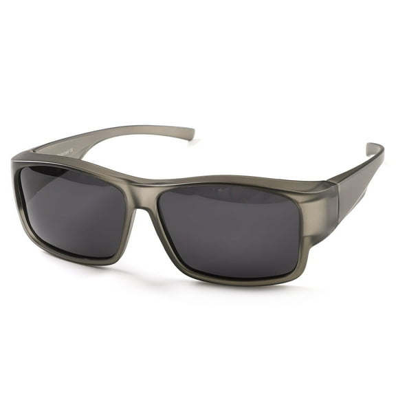 TINHAO Fit Over Polarized Sunglasses Over Glasses, Wrap Around Sunglasses Over Prescription Glasses