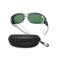 thumbnail image 1 of TINHAO Fit Over Wrap Around Sunglasses for Men Women with Hard Case, Polarized UV400 Wear Over Prescription Glasses, 1 of 6