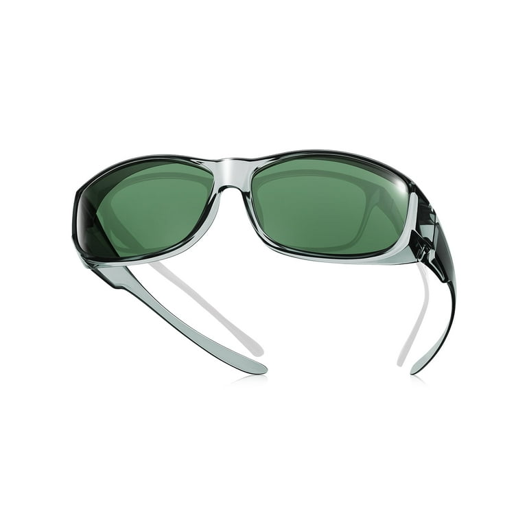 TINHAO Fit Over Wrap Around Sunglasses Polarized Wear Over