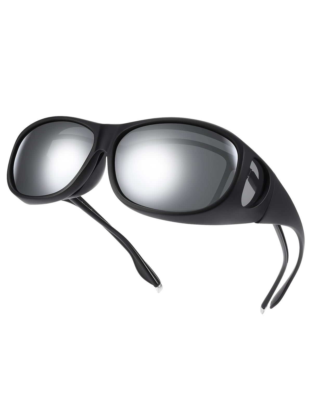 TINHAO Fit Over Wrap Sunglasses Polarized Wear Over Eyeglasses 100 UV