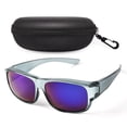 thumbnail image 1 of TINHAO Men's Fit Over Glasses Sunglasses with Hard Case, Polarized UV400 Wear Over Prescription Glasses for Driving Fishing Hiking Golf Cycling, 1 of 7