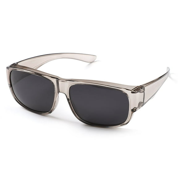 TINHAO Men's Polarized Fit Over Glasses Sunglasses Wear over Prescription Glasses with UV Protection