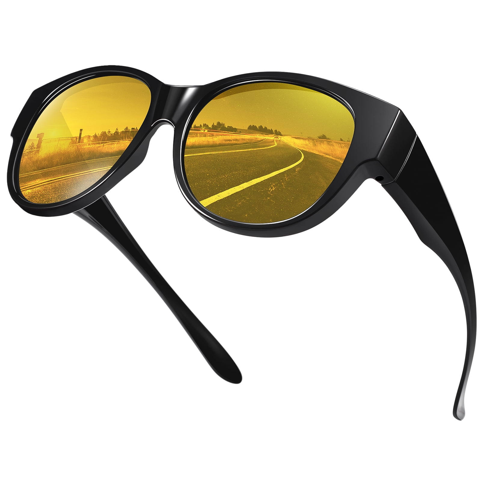 Night Driving Over Glasses That Fit Over Specs: Anti glare HD. Rapid  Eyewear
