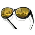 thumbnail image 1 of TINHAO Night Driving Glasses Fit Over Glasses for Men & Women Oversized Cat Eye HD Polarized Night Vision Glasses, 1 of 8