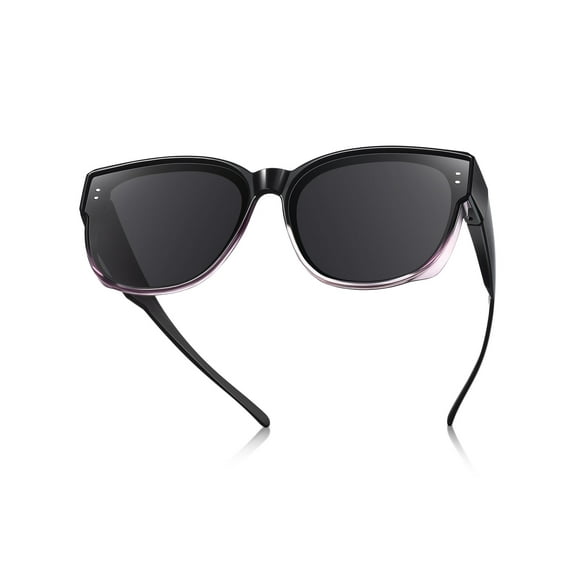 TINHAO Oversized Fit Over Glasses Sunglasses for Women Men Driving UV Protection Large Wrap Around Polarized Sunglasses
