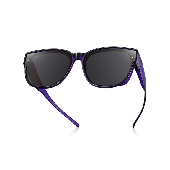 TINHAO Oversized Fit Over Glasses Sunglasses for Women Men Driving UV Protection Large Wrap Around Polarized Sunglasses