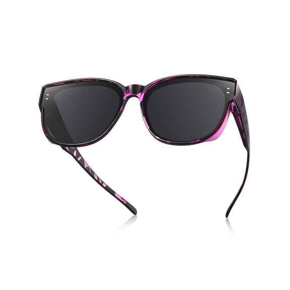 TINHAO Oversized Fit Over Sunglasses for Women Trendy Wear Over Sunglasses Polarized UV400 Protection for Driving