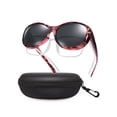 thumbnail image 1 of TINHAO Polarized Fit Over Glasses Sunglasses for Women with Hard Case, Oversized Leopard Frame UV400 Wear Over Prescription Glasses Trendy Stylish Fashion, 1 of 8