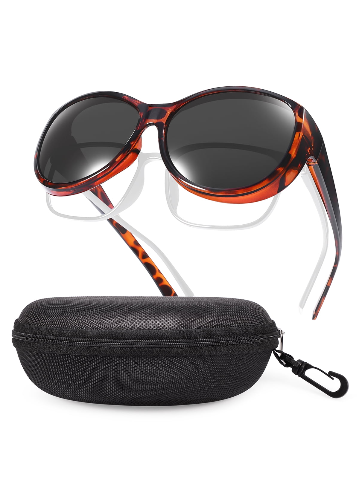 TINHAO Oversized Polarized Sunglasses Fit Over Glasses UV  display picture 2