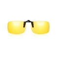 thumbnail image 1 of TINHAO Polarized Clip On Night Driving Glasses Yellow Lens Wear Over Prescription Glasses UV400 Protection Anti Glare, 1 of 8
