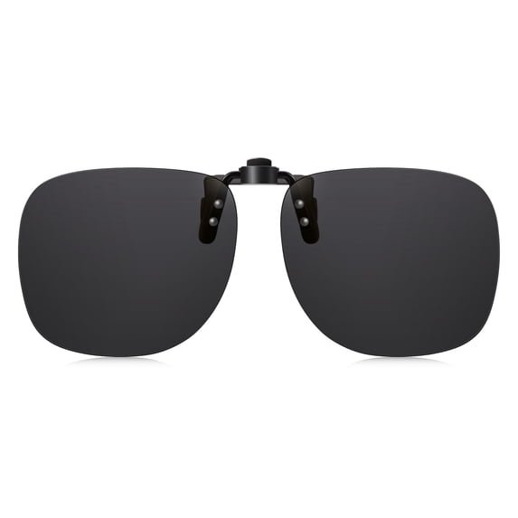 TINHAO Polarized Clip On Night Driving Glasses Yellow Lens Wear Over Prescription Glasses UV400 Protection Anti Glare