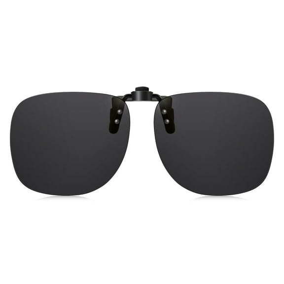 TINHAO Polarized Clip On Night Driving Glasses Yellow Lens Wear Over Prescription Glasses UV400 Protection Anti Glare