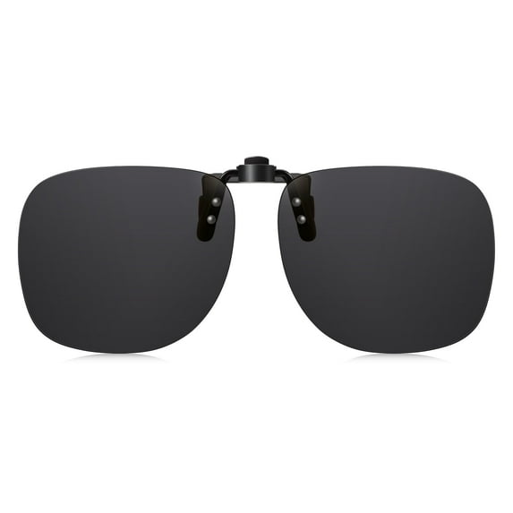 TINHAO Polarized Clip On Night Driving Glasses Yellow Lens Wear Over Prescription Glasses UV400 Protection Anti Glare