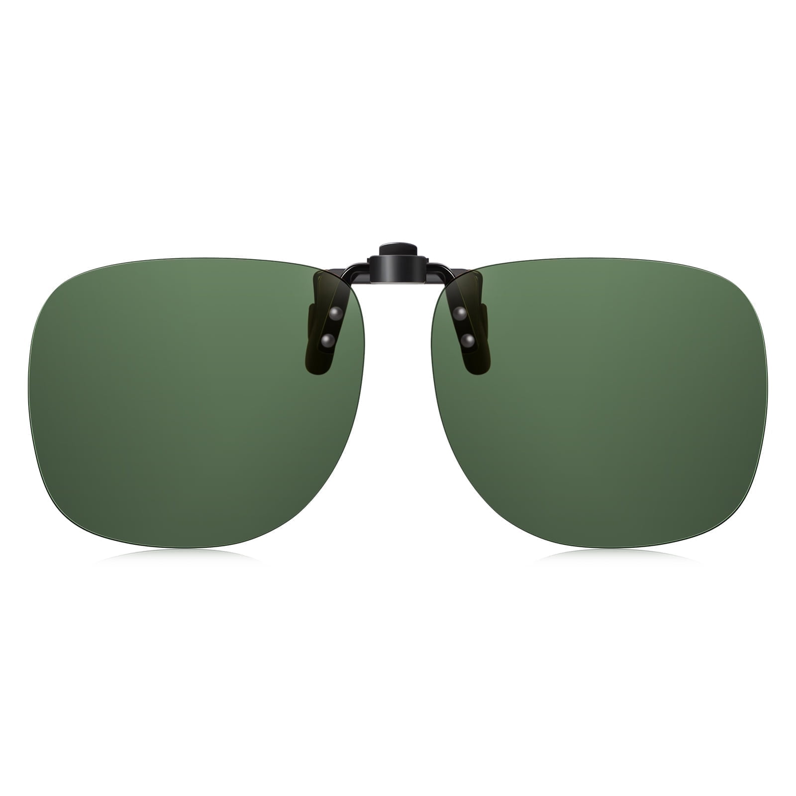 Oversized Clip-On Night Driving Sunglasses Polarized Anti Glare Day Night Driving Glasses Clip-On | Goiteia main image 3