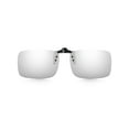 thumbnail image 1 of TINHAO Polarized Clip On Sunglasses Flip Up UV400 Protection Anti Glare Lens Wear Over Prescription Glasses, 1 of 7
