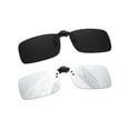 thumbnail image 1 of TINHAO Polarized Clip-on Sunglasses Flip Up UV400 Protection Clip Rimless Sunglasses over Prescription Glasses, 1 of 7