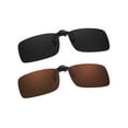 thumbnail image 1 of TINHAO Polarized Clip-on Sunglasses Flip Up UV400 Protection Clip Rimless Sunglasses over Prescription Glasses, 1 of 7