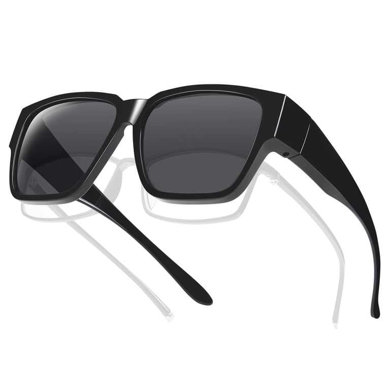 Polarized Square Sunglasses for Women UV400 Protection Wraparound KANASTAL Polarized Fit Over Glasses Sunglasses for Women  main image 3