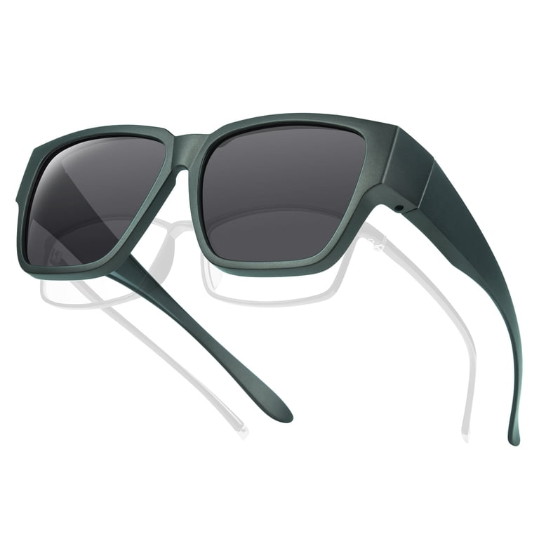 Polarized Square Sunglasses with UV400 Protection Wrap Around Shade Polarized Sports Sunglasses for Men & Women - UV400  main image 4