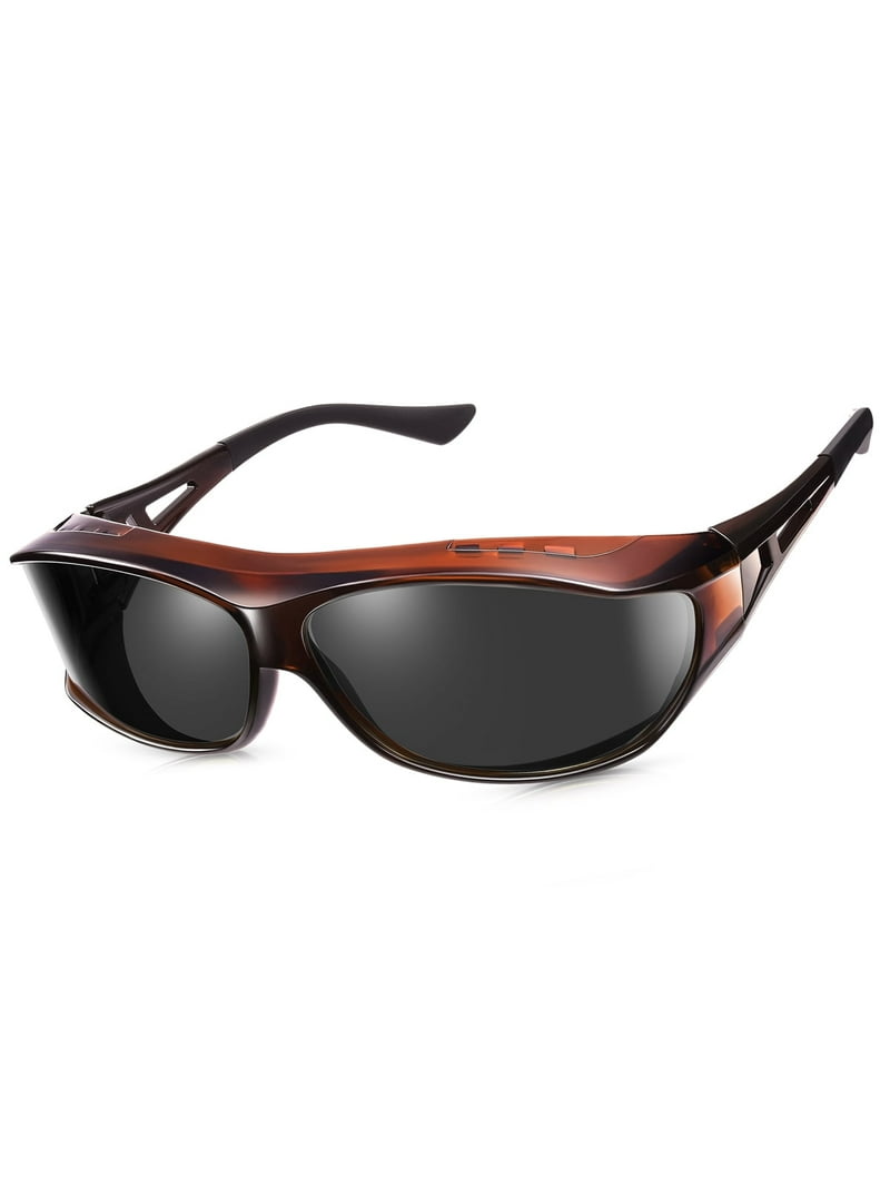 TINHAO Polarized Fit Over Sunglasses, UV400 Protection, Oversized