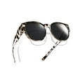 thumbnail image 1 of TINHAO Polarized Fit Over Glasses Sunglasses for Women Men Trendy Cat Eye Wrap Around Shades UV Protection, 1 of 6