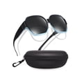 thumbnail image 1 of TINHAO Oversized Square Fit Over Glasses Sunglasses for Women with Hard Case, Trendy Polarized UV400 Wear Over Prescription Glasses Stylish Fashion, 1 of 6
