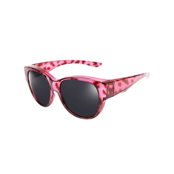TINHAO Polarized Sunglasses Over Glasses Women Fit Over Glasses Sunglasses Cat Eye Sunglasses UV Protection Lightweight