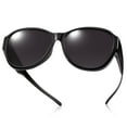 thumbnail image 1 of TINHAO Polarized Sunglasses Over Glasses, Wrap Around Cat Eye Sun Glasses Fit Go Over Shades for Driving, 1 of 7