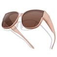 thumbnail image 1 of TINHAO Polarized Sunglasses Over Glasses for Women Men, Fit Over Glasses Sunglasses with Square Oversized UV Protection, 1 of 6